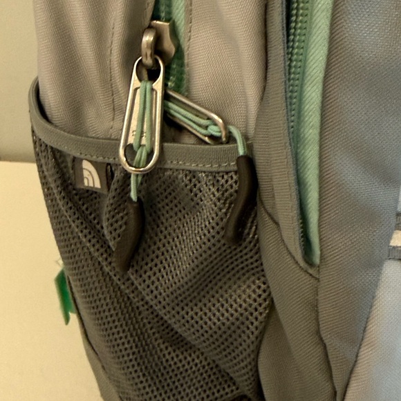The North Face Jester Backpack Gray/Teal Hiking Outdoor Book Bag Travel Padded main image 8